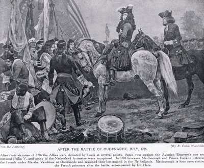 Después de la batalla de Oudenarde, c.1910 de Richard Caton Woodville